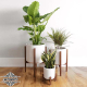 استند گلدان چوبی5-پایه گلدان-جاگلدان-زیر گلدانی چوبی-wooden flower pot stand-karlux